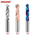 HRC45/55/70 Tungsten Steel 2-Flute Carbide Drill Bit —  - View 1
