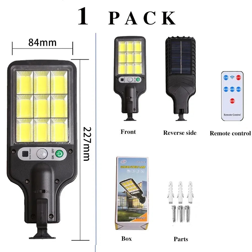108 LED Solar Lights Outdoor With 3 Mode Waterproof Motion Sensor