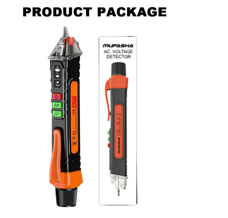 MUFASHA Non-Contact Voltage Detector Electrical Pen AC Voltage Tester