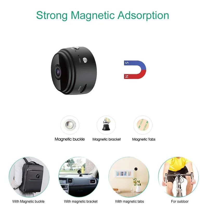 A9 Mini Smart Camera WiFi Remote Wireless Monitoring 1080p Ip Camara