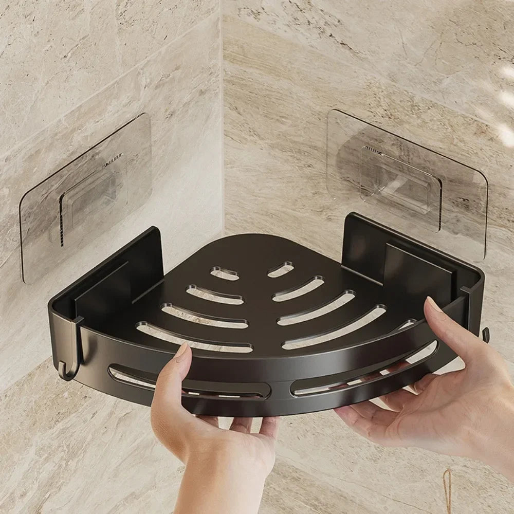 NEW 3/2/1 PCS Adhensive Bathroom Shampoo Holder Shower Caddy Shelves