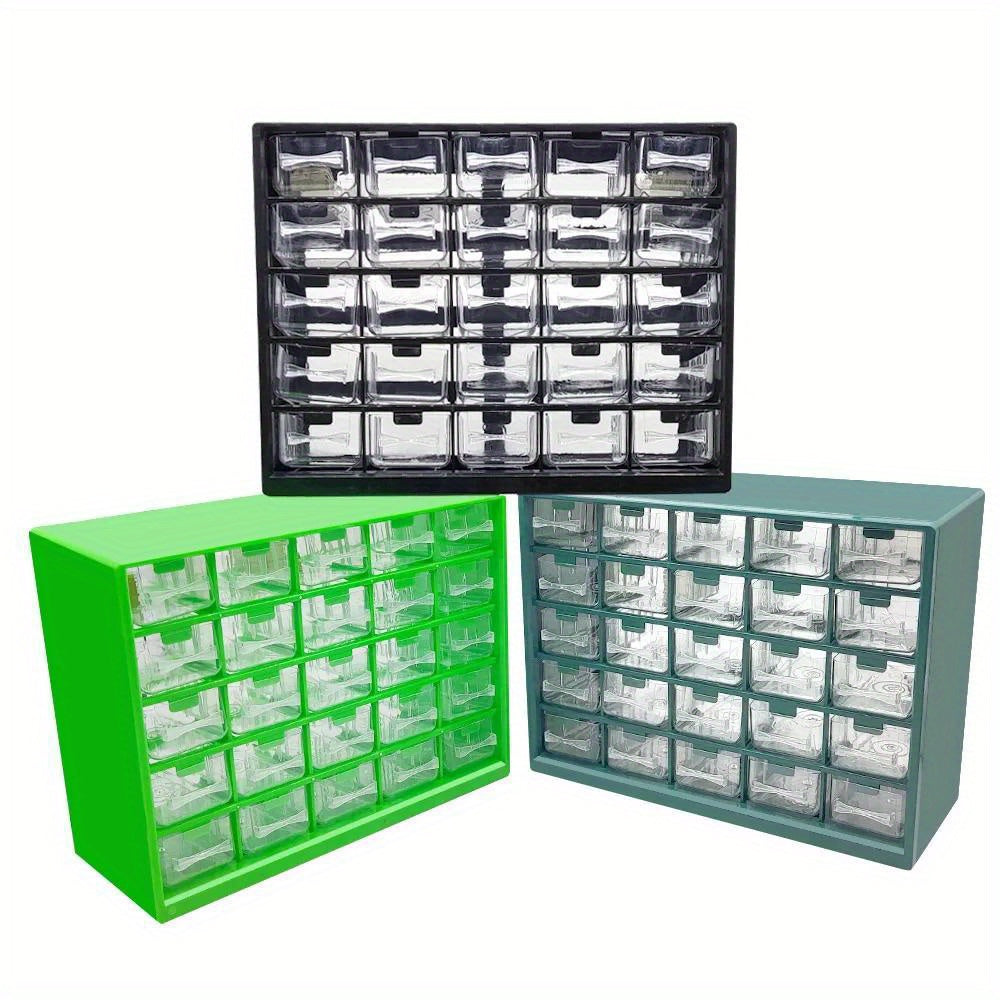 25 Multi-grid Drawer Parts Box Wall-mounted Screw Classification