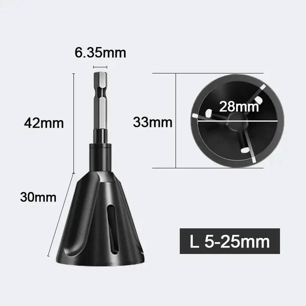Deburring External Chamfer Tool for Metal High Speed Steel Hex Shank
