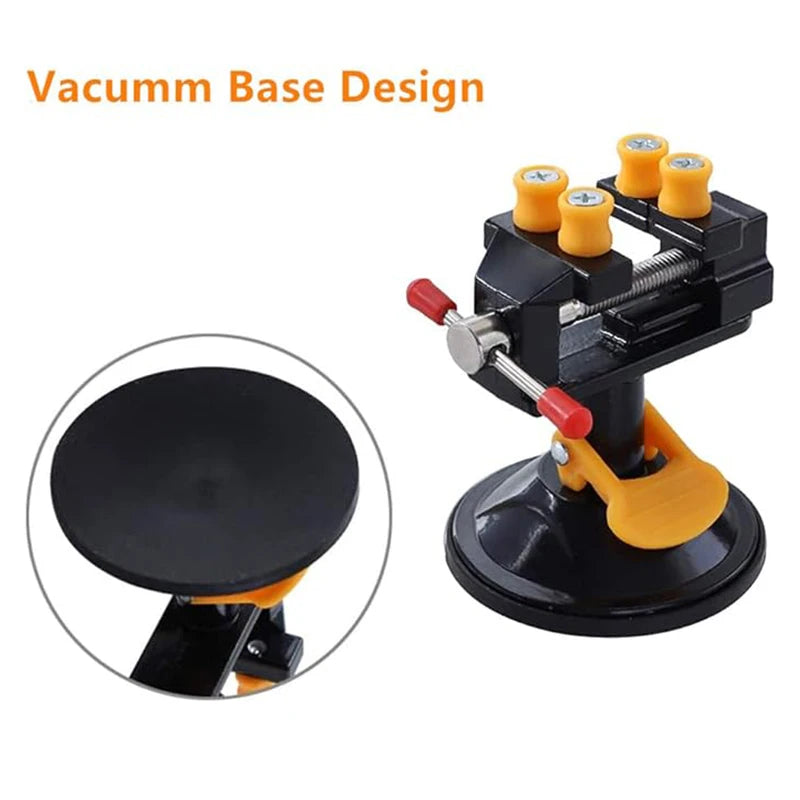 Jewelry Vice Vise Stand Rotatable Drill Press Universal Mini Table
