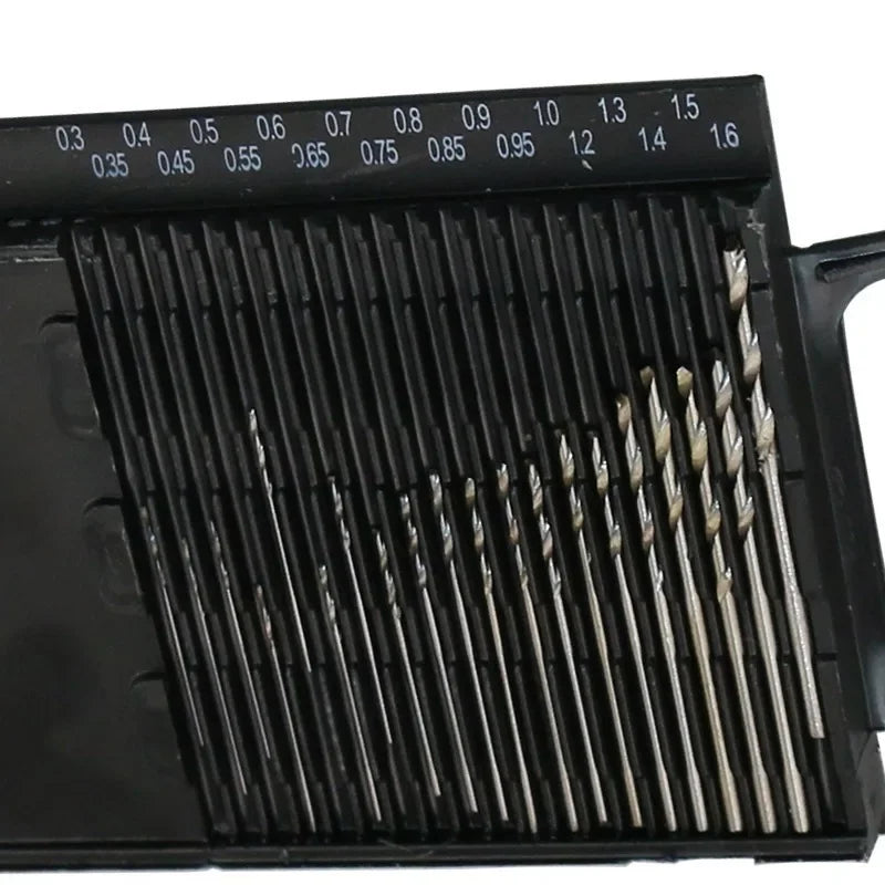20Pcs Mini HSS Micro High Speed Steel Twist Drill Bit Set Model Cra...