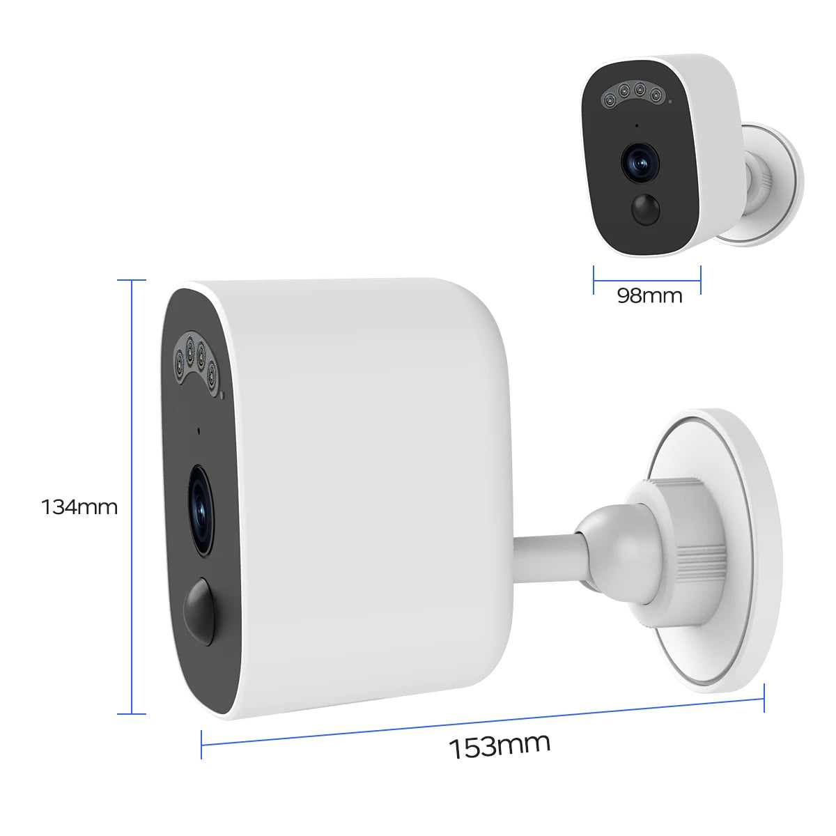 JOOAN 2K Solar Security Camera Outdoor 2.4G WiFi Human Detection IP