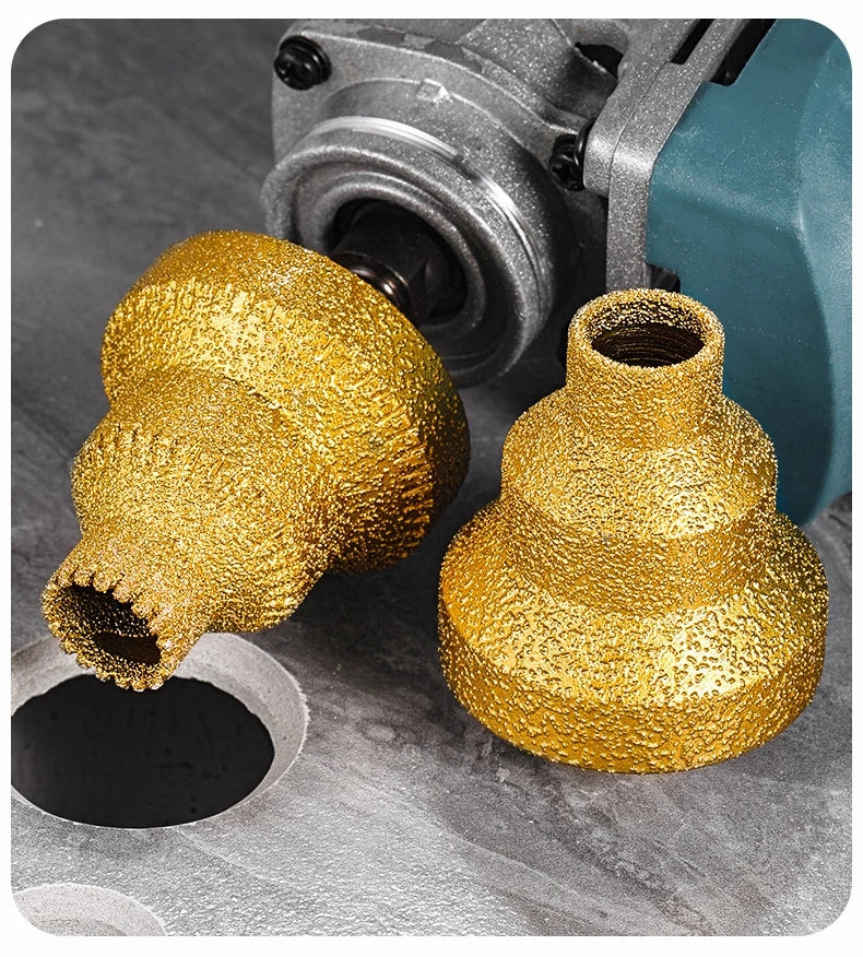 M10 Diamond Chamfer Router Bits Hole Saw Milling Tile Cutter Marble