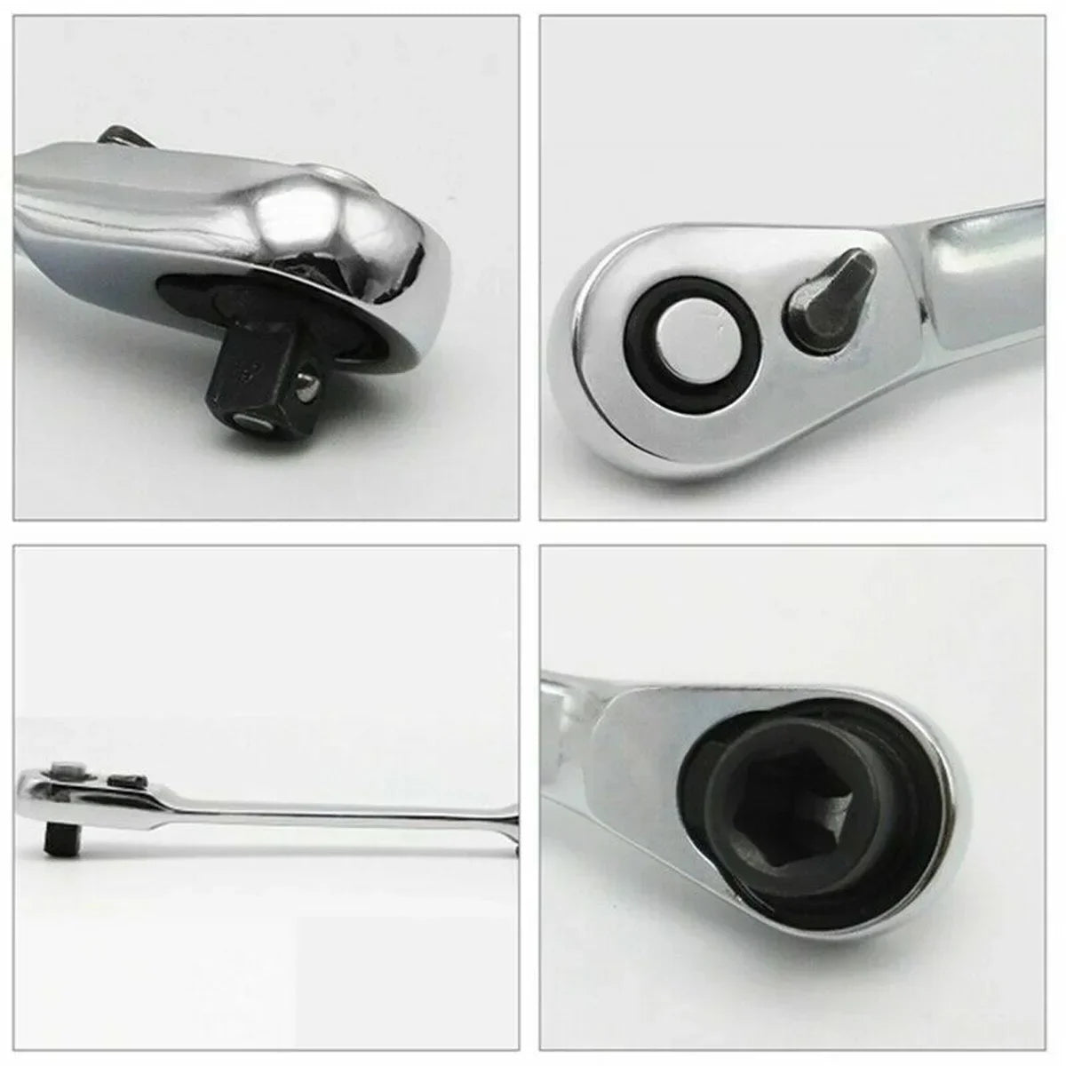 Rafford Mini Treble 1/4 Ratchet Wrench Double Ended Quick Socket