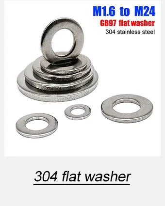 Total 400/650/1140/2100X M1.6 M2 M2.5 M3 M4 M5 304 Stainless Steel