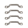 4PCS Stainless Steel Door Handles Cupboard Knob Drawer Pull Kitchen...
