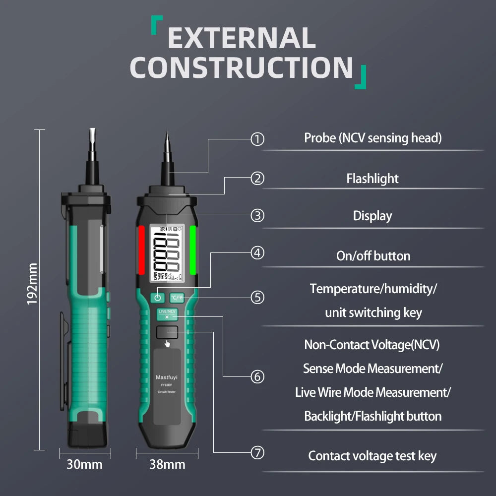 FY18DF latest voltage tester high-quality &portable Voltage Tester