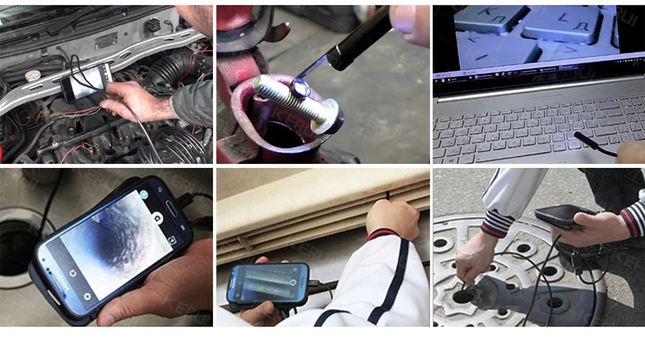 3 in 1 USB Endoscope for OTG Android Phone 7mm Borescope Inspection