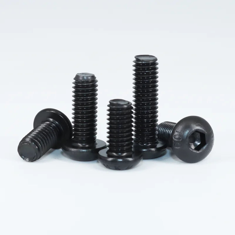 2510p Round Hex Cap Screw kit M2 M2.5 M3 M4 M5 M6 Black 10.9 Grade