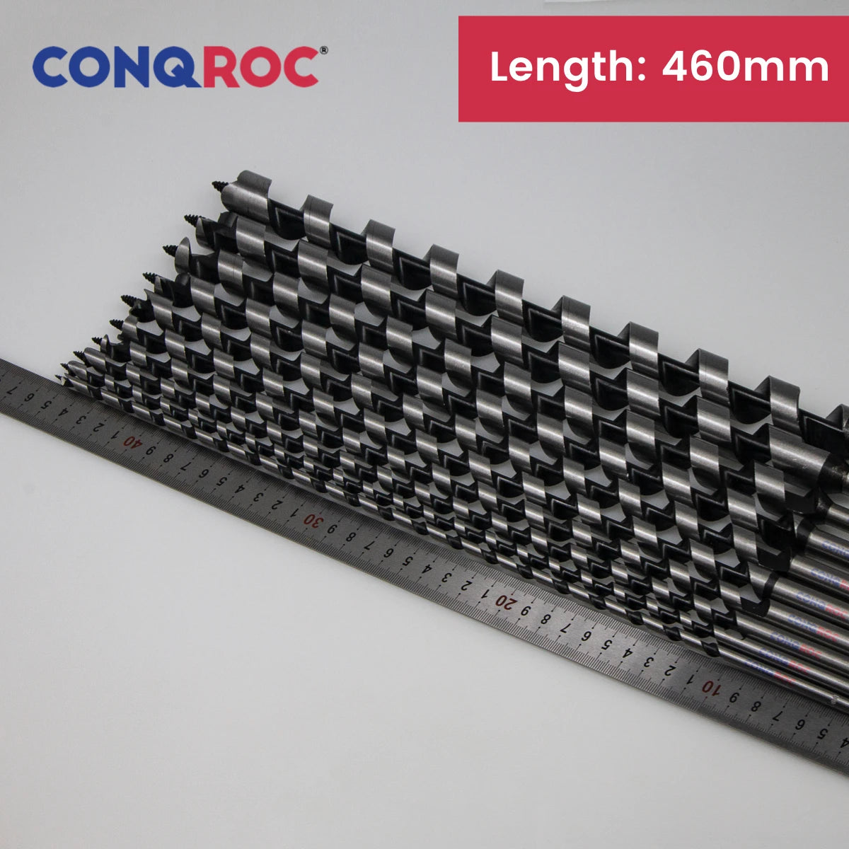 460mm Spiral-Flute Long Auger Drill Bit Self-Centering Pole Bit Hex