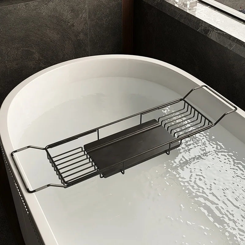 Bathtub shelf retractable multi-function, bathroom bath shelf