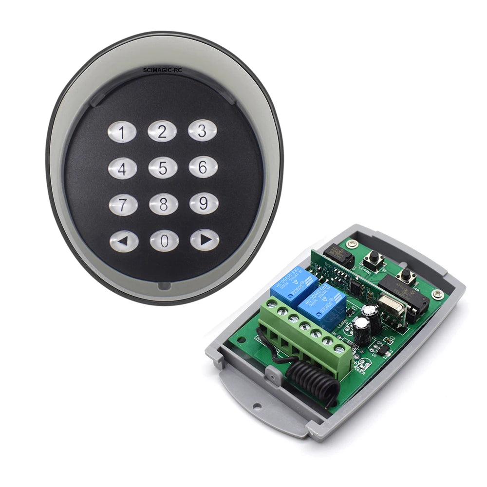 Keypad 433.92MHz Receiver Door Lock Access Controller Wireless Keypad