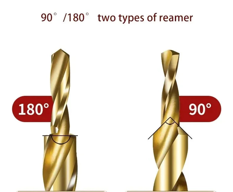TG HSS M35 Step Drill Bit for Aluminum Copper Iron Mold Wood Plastic