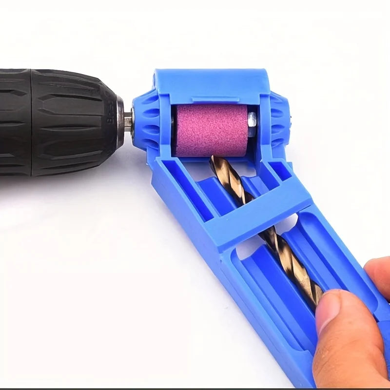 Portable Drill Bit Sharpener With Grinding Wheel For Quick And Easy