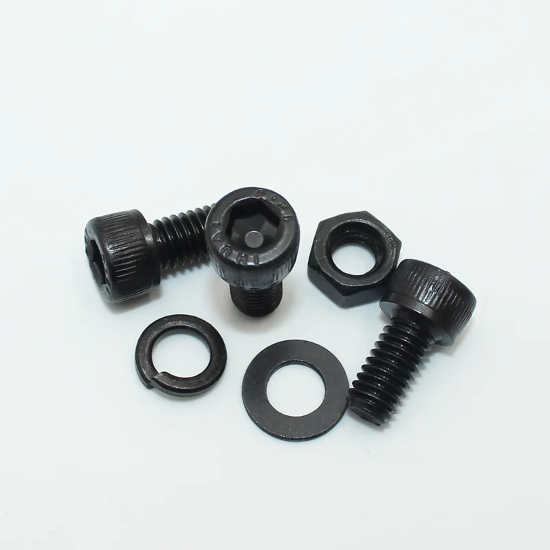 Black 2500P Hex Socket Head Screws Set M2 M2.5 M3 M4 M5 M6 DIN912