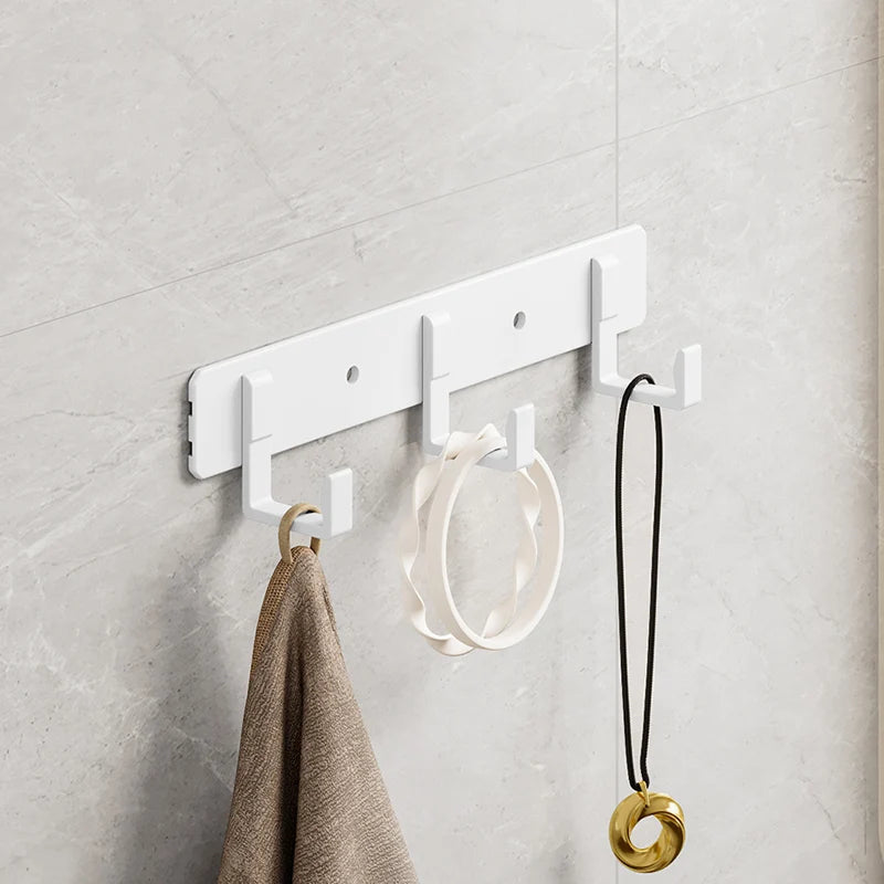 Hook White Towel Hook For Bathroom Clothes Coat Hook Bedroom Robe