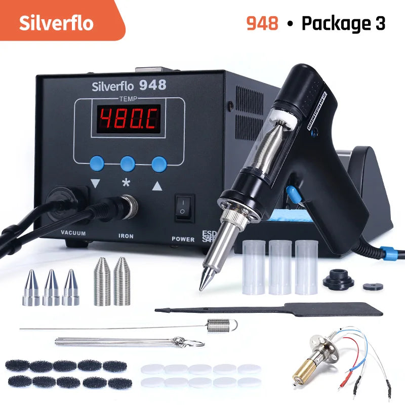 948 Desoldering Station 90W Desoldering Electric Vacuum Solder Sucker