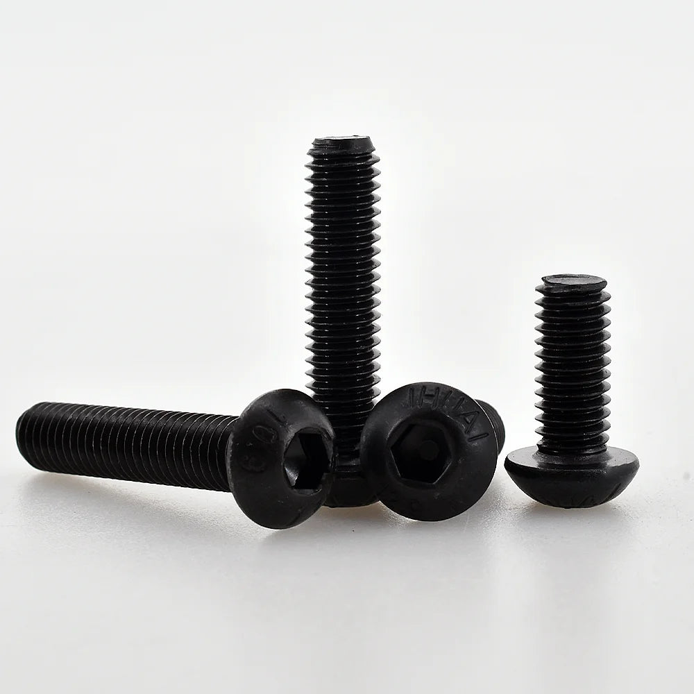 10-200pcs Hexagon Hex Socket Head screw ISO7380 M2 M2.5 M3 M4 M5 M6