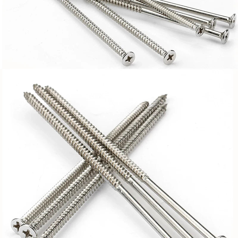 304 Stainless Steel Extended Flat Head Self Tapping Screw