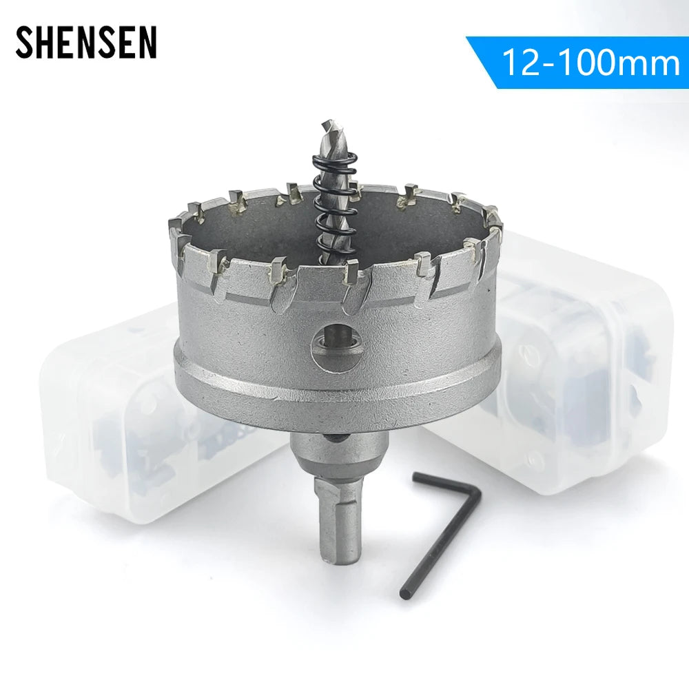 TCT Hole Saw — 12mm to 100mm Individual Sizes for Metal, Stainless ...