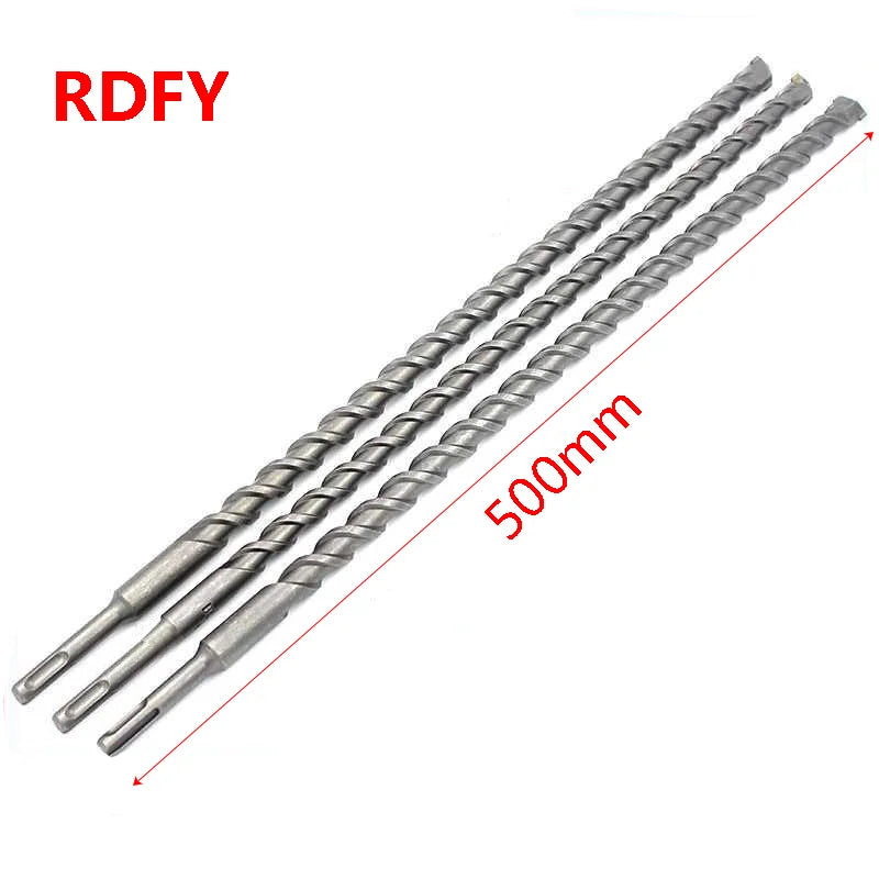 500mm Tungsten Steel SDS Drill Bit — For Concrete, - View 1