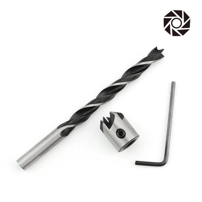 SIQICNC 3mm-10mm HSS Countersunk Bit Set Reamer Woodworking Chamfer