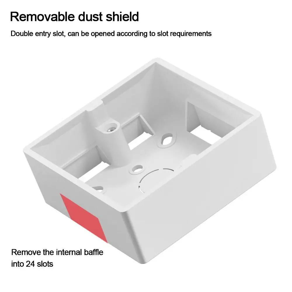86 Type Switch Socket Box On-Wall Mount External Mounting Case