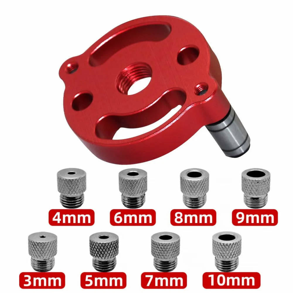 Self-Centering Dowel Jig Kit — 3mm to 10mm Drill Guide with Metal B