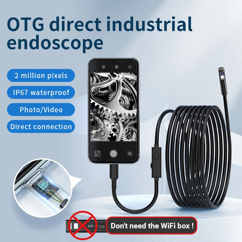 Endoscope Inspection Camera Micro USB/Type-C/IOS Mini Inspection