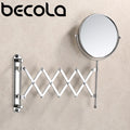Becola 8 Inch 3X Magnifying Round Wall Make Up Mirror Two-Sided Ret...