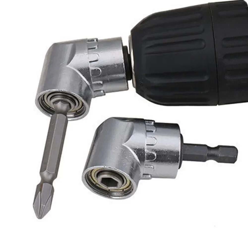 105 Degree Angle Screwdriver Set Holder Adapter Adjustable Bits
