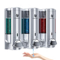 Wall Soap Liquid Dispenser No Drill Bathroom Shampoo