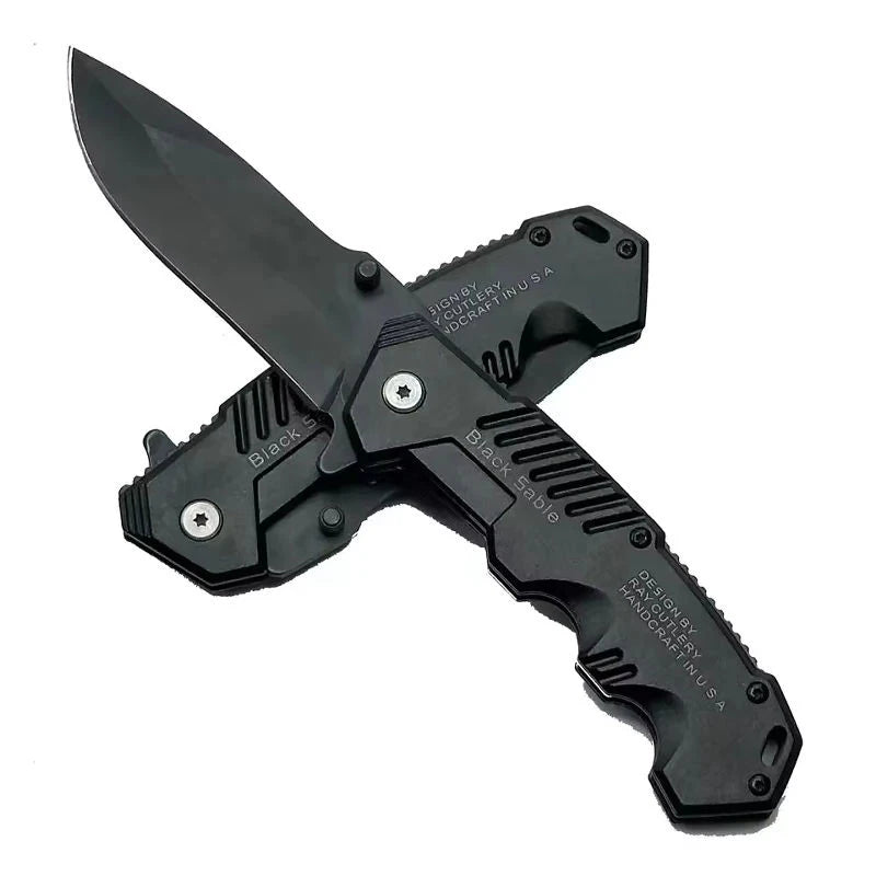 Portable Multifunctional Folding Survival Knife with Sharp Pocket