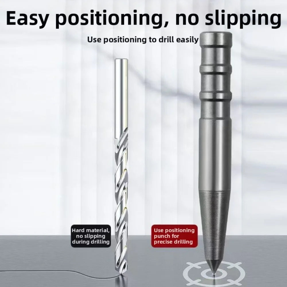 Precision Center Punch Locator Window Breaker Woodworking Punch Drill