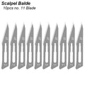 Stationery Knife Scalpel Blade 11 23 Surgical Handle Set Professional