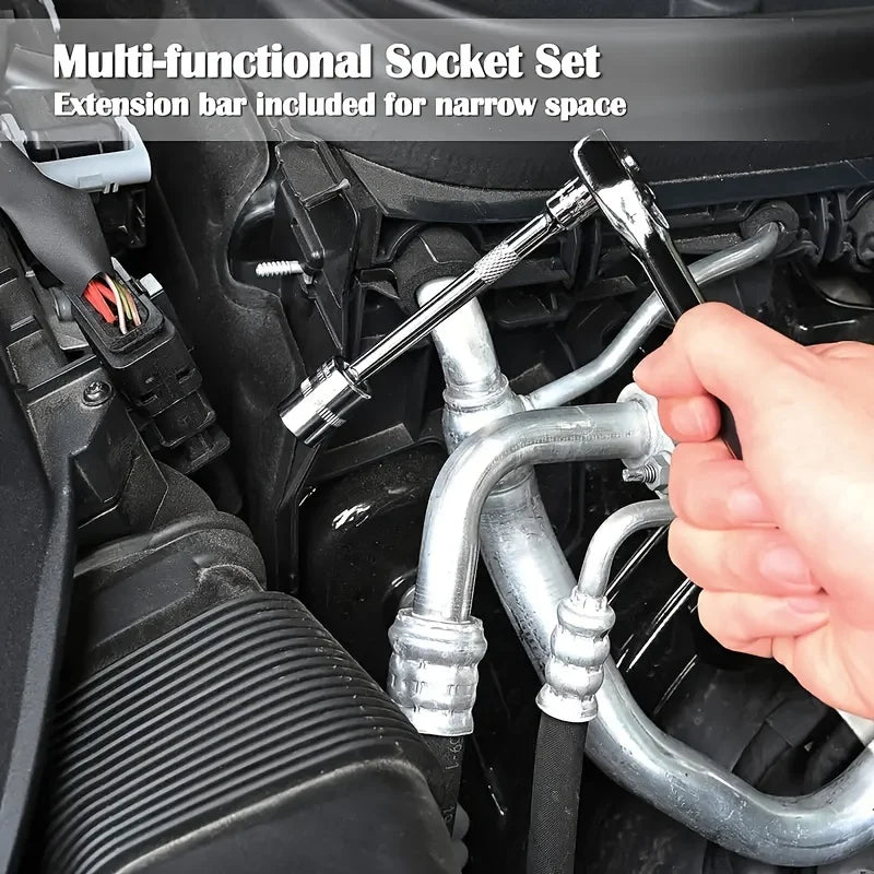 2025 New 46-piece Auto Repair Combination Ratchet Wrench Auto