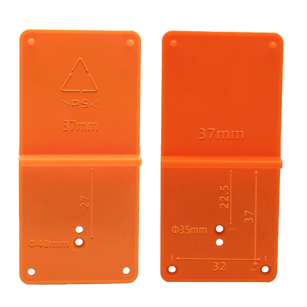 Hinge Hole Drilling Guide Positioning Mark Template 26/35/40mm Hing