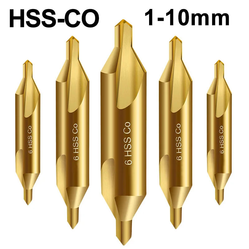 M35 Cobalt Center Drill Bit 60 Degree Countersink Drill Stainless