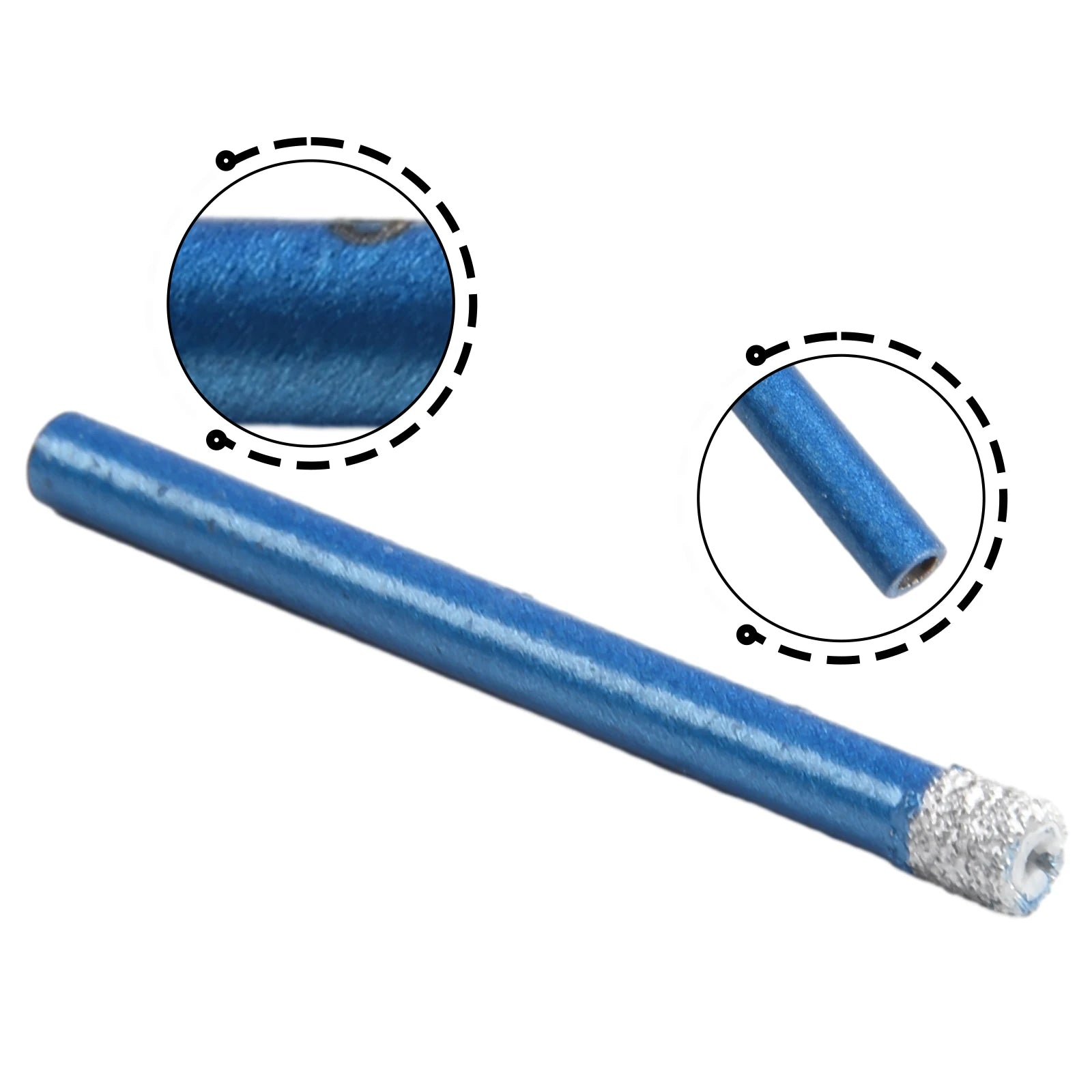 6/8/10/12/14/16mm Diamond Coated Core Drill Durable For Glass Marble