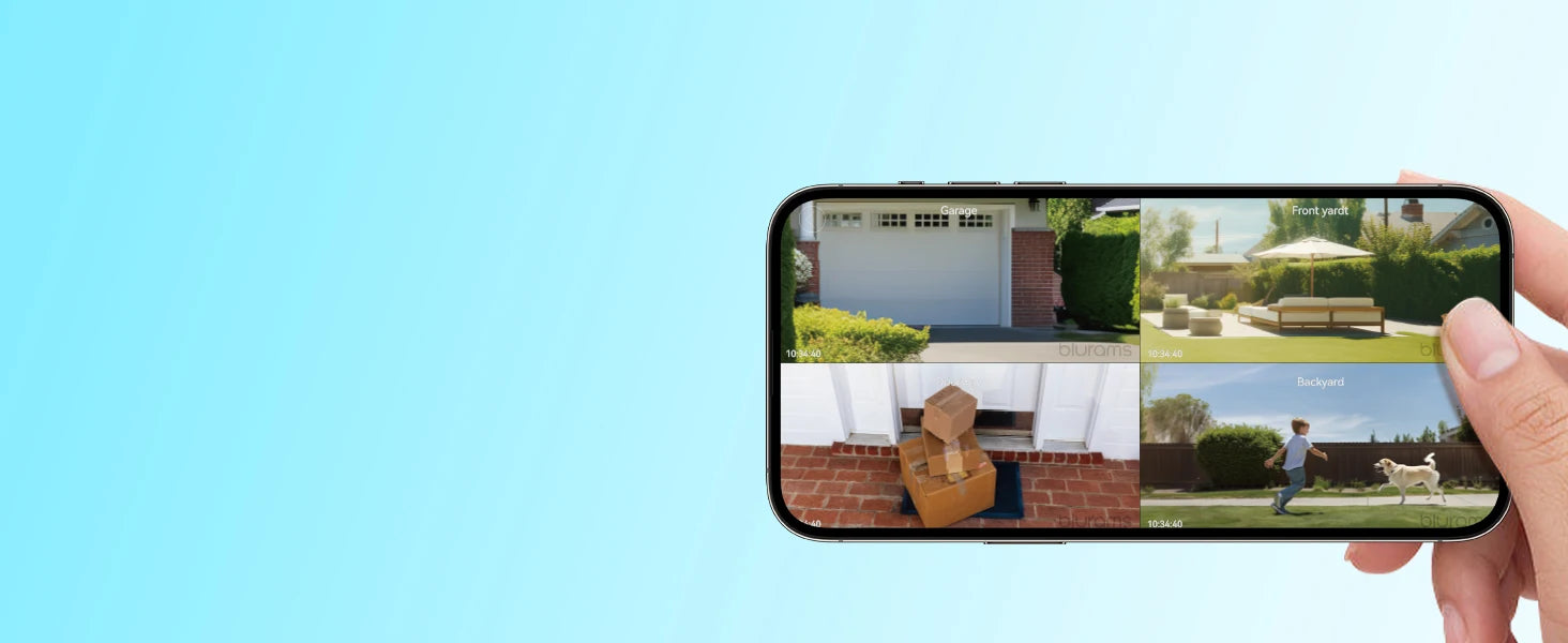 blurams 2K 2.4G Wi-Fi Home Security Camera Outdoor