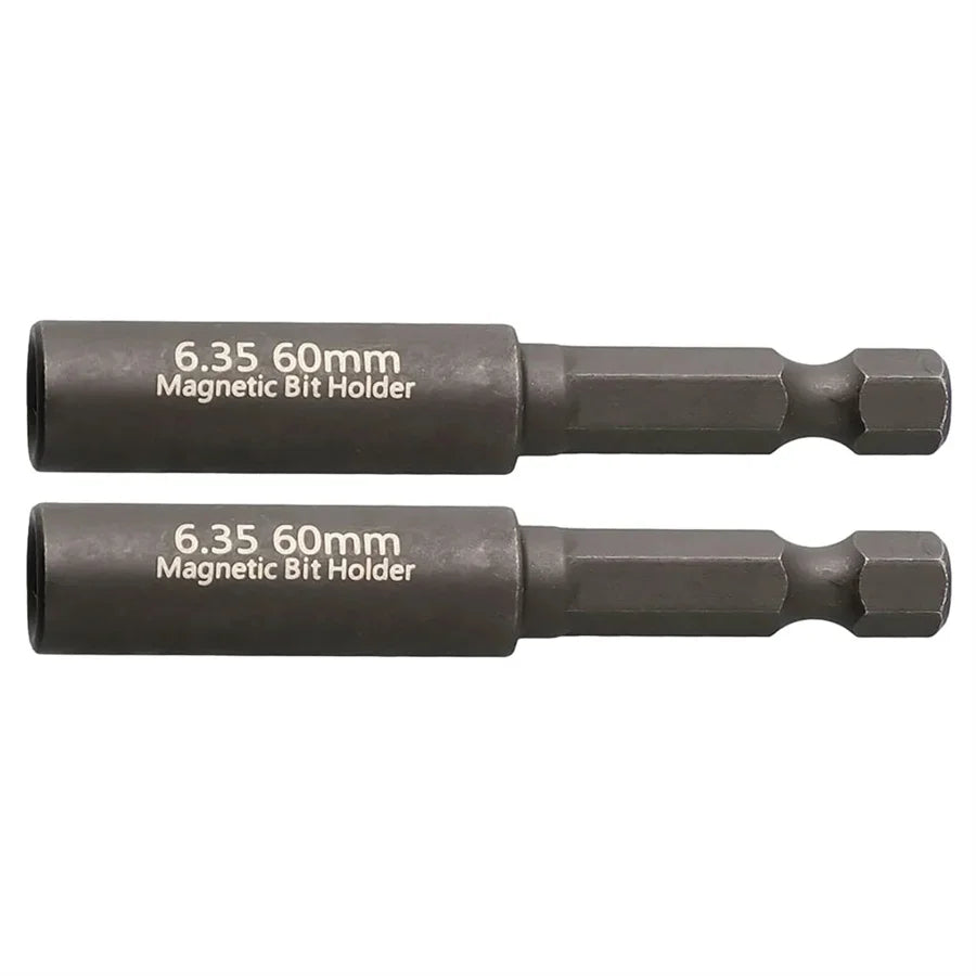 2/5 pieces magnetic extension screwdriver drill bit hexagonal shank