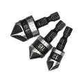 3-Piece Hex Handle 90° Five-Blade Chamfer Tool — 12.5mm - View 1