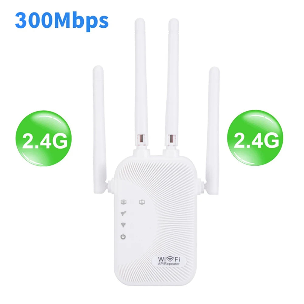 Kebidumei 1200/300Mbps WiFi Repeater Amplifier – 2.4G/5G Range