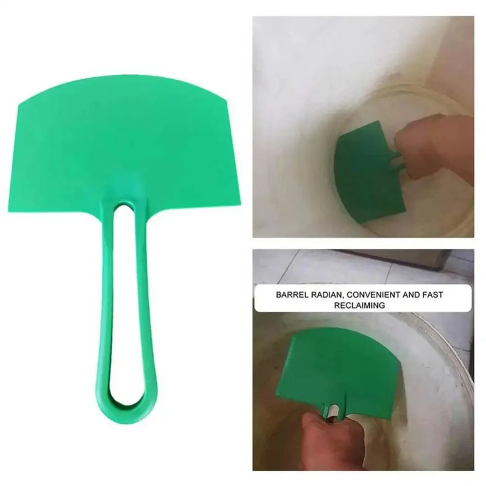1/2Pcs Curved Bucket Scoop Scraper Spackle Paint Putty Knife Drywall