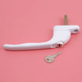White Aluminum Alloy Window Handle With Locks Universal Door Handle...