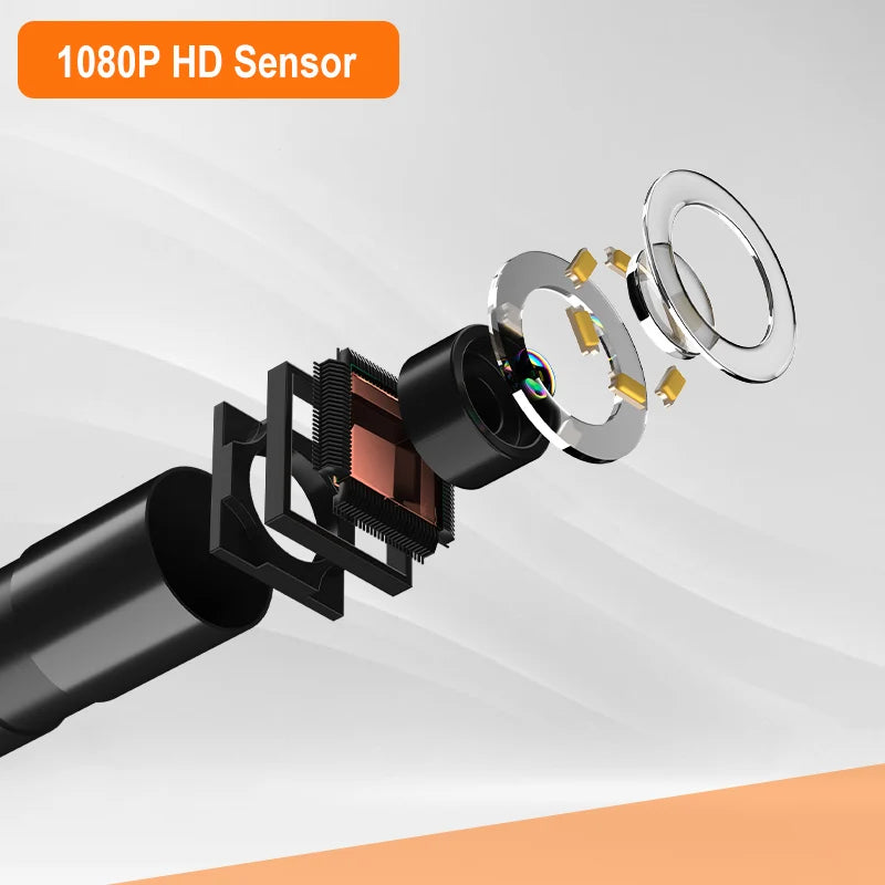 Endoscope Camera 4.3 Inch Screen Replaceable 1-100 Meter Rigid Cable